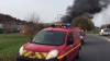 Gros incendie en cours chez Paprec à Acquigny : les pompiers attendent du renfort