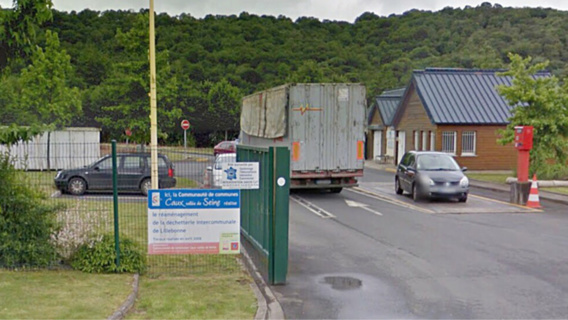 La déchetterie a été évacuée et ses accès fermés (illustration@Google Maps) La déchetterie a été évacuée et ses accès fermés (illustration@Google Maps)