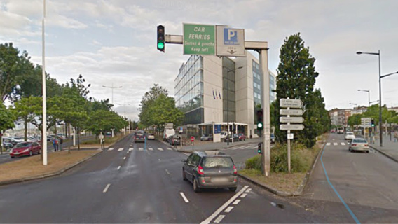 Le drame s'est produit quai Colbert au niveau du cours Lafayette (Illustration@Google Maps)