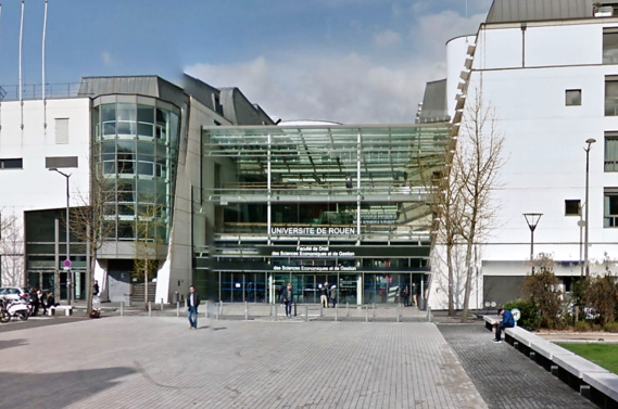 Le président de l'Université de Rouen a annoncé ce jeudi que la réouverture de la faculté de droit, ave,nue Pasteur, aura lieu ce vendredi matin (Illustration@Google Maps)