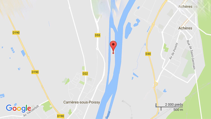 Carrières-sous-Poissy : le pilote d'un jet ski repêché dans la Seine  par les pompiers et la brigade fluviale
