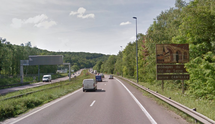 Seine-Maritime : travaux de réfection de la chaussée sur l'A 150 à Canteleu Seine-Maritime : travaux de réfection de la chaussée sur l'A 150 à Canteleu