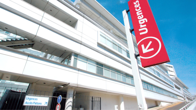 La victime a été admise aux urgences de l'hôpital Georges Pompidou (Illustration) La victime a été admise aux urgences de l'hôpital Georges Pompidou (Illustration)