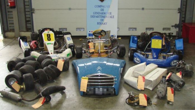 Les voleurs faisaient visiblement main basse sur tout ce qu'ils trouvaient (Photo@gendarmerie/Facebook) Les voleurs faisaient visiblement main basse sur tout ce qu'ils trouvaient (Photo@gendarmerie/Facebook)
