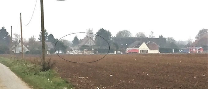 La maison n'est plus qu'un tas de ruines (Document ©DR)