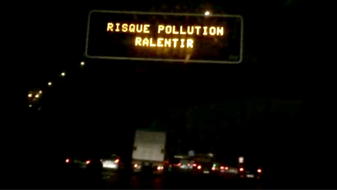 Il est recommandé aux usagers d'abaisser leur vitesse de 20 km/h ©infonormandie Il est recommandé aux usagers d'abaisser leur vitesse de 20 km/h ©infonormandie