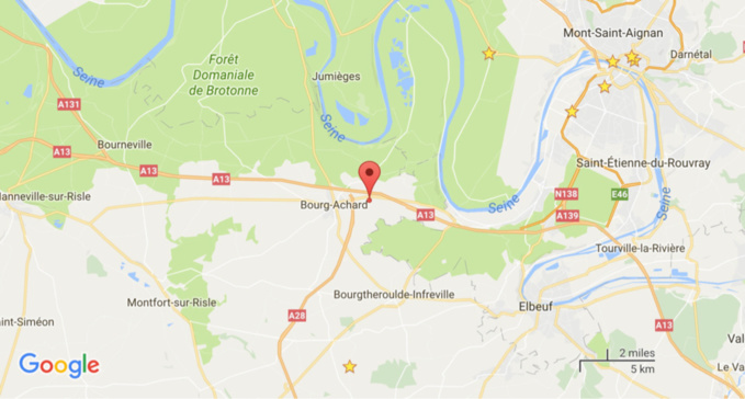 Deux morts dans un accident de la route entre une moto et une voiture ce soir dans l'Eure