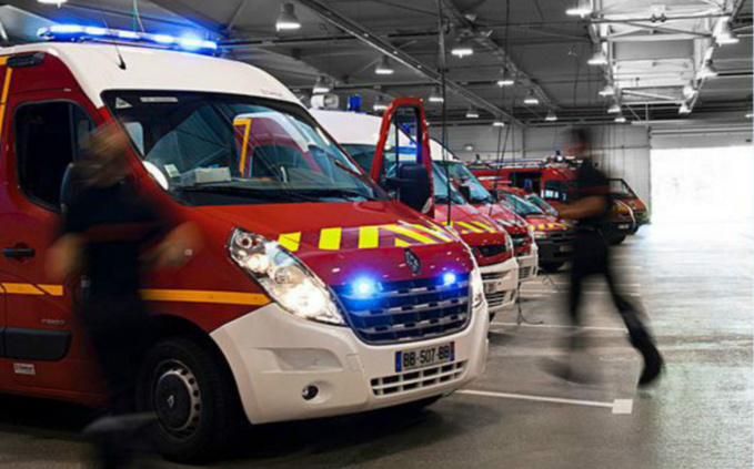 En Seine-Maritime, les sapeurs-pompiers sont intervenus 81 fois, notamment pour des chutes sur la chaussée et des accidents de la route dus au verglas (Illustration)