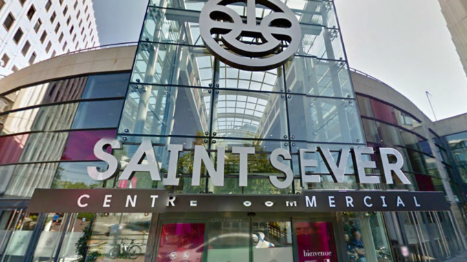 Les deux enfants ont échappé à la surveillance de leur grand-mère au centre commercial Saint-Sever (illustration)