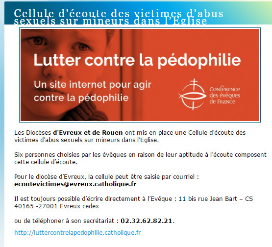 Un curé de l'Eure relevé de ses fonctions pour avoir consulté des sites pédopornographiques