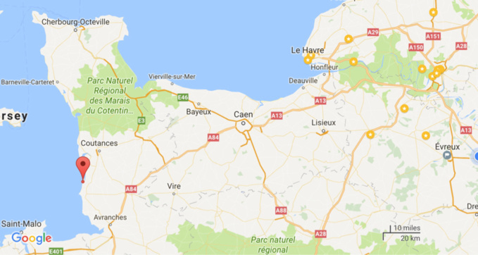Manche : 13 personnes cernées par la marée montante sont secourues à Saint-Martin-de-Bréhal