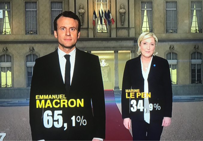 Emmanuel Macron élu président de la République 