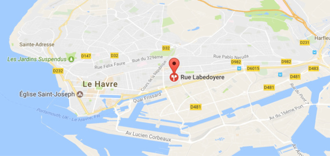Le Havre : après un refus d'obtempérer, le chauffard sans permis percute la voiture de police