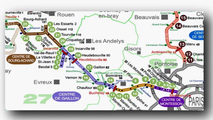 Le comportement des automobilistes observé à la loupe sur l'autoroute A13, dans l'Eure Le comportement des automobilistes observé à la loupe sur l'autoroute A13, dans l'Eure