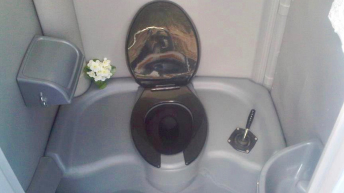 Le casseur s'est blessé a une main en détériorant les toilettes (illustration)