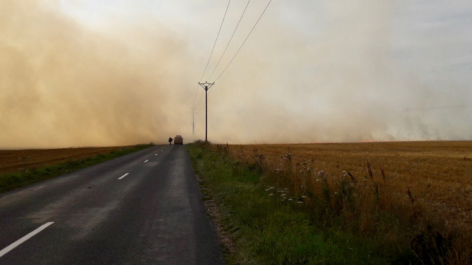 Écran de fumée sur la D89