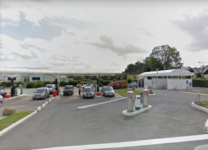 Le mis en cause s'est attaqué à l'aspirateur de la station-service pour dérober la menue monnaie qu'il contenait (illustration ©Google Maps)