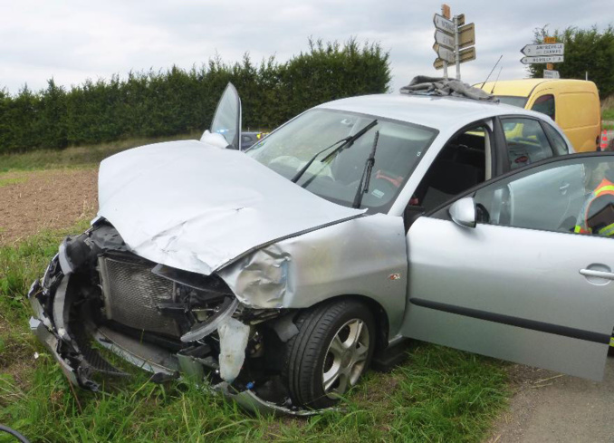 Le choc a été violent (photo @D.R.) Le choc a été violent (photo @D.R.)