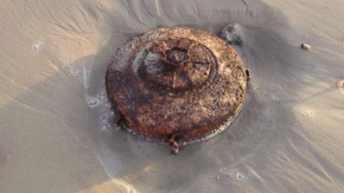 Il s'agissait de mines utilisées pour l'exercice (illustration)