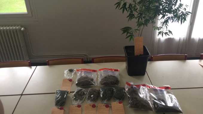 La marchandise saisie a été placée sous scellé (Photo ©Gendarmerie)