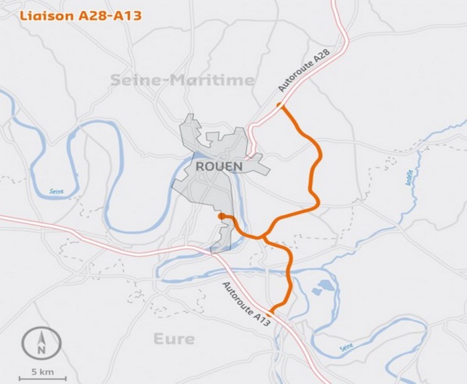 Le projet de contournement Est de Rouen enfin bouclé financièrement : il est dans les cartons depuis 40 ans ! Le projet de contournement Est de Rouen enfin bouclé financièrement : il est dans les cartons depuis 40 ans !