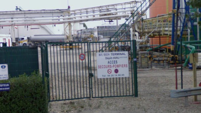 Le dépôt pétrolier Rubis (illustration)