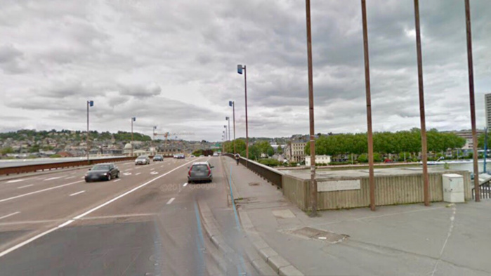 L'accident est survenu sur le pont Guillaume Le Conquérant (Illustration)