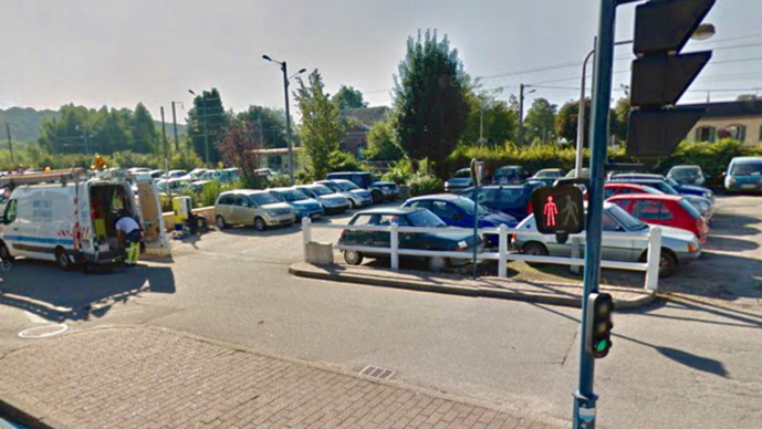 Les faits se sont produits sur le parking de la gare (Illustration @ Google Maps) Les faits se sont produits sur le parking de la gare (Illustration @ Google Maps)