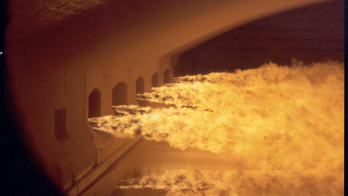 Verre en fusion (Illustration) Verre en fusion (Illustration)