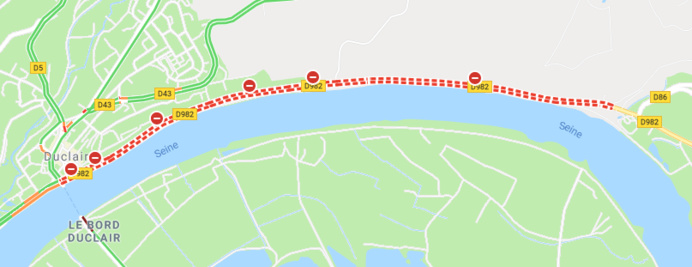 Premiers débordements de la Seine dans le secteur de Rouen, de la Bouille et de Duclair Premiers débordements de la Seine dans le secteur de Rouen, de la Bouille et de Duclair