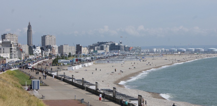 La plage du Havre (Illustration © infoNormandie)