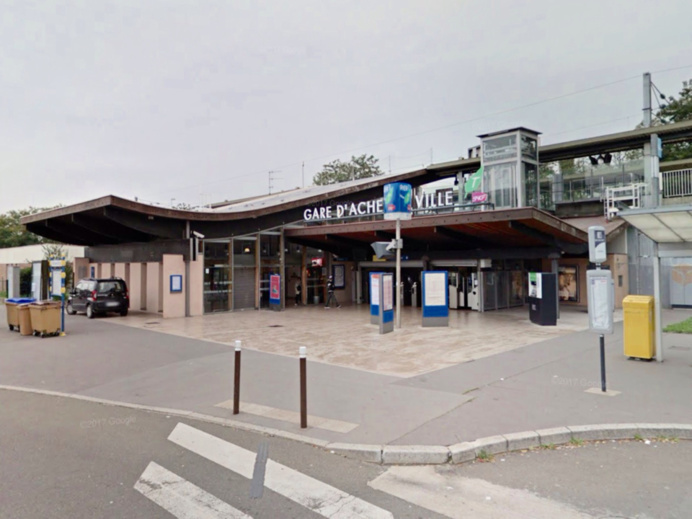 La gare d'Achères