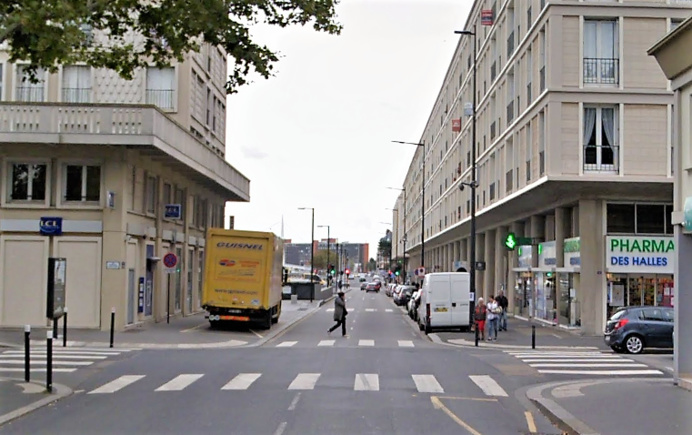 Le drame s'est produit sur un passage réservé aux piétons rue Voltaire (Illustration © Google Maps)