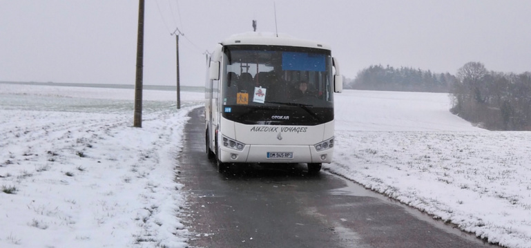 Les bus de ramassage scolaire ne circuleront pas partout ce mercredi dans le département de l'Eure (Photo © S. B. / infonormandie)