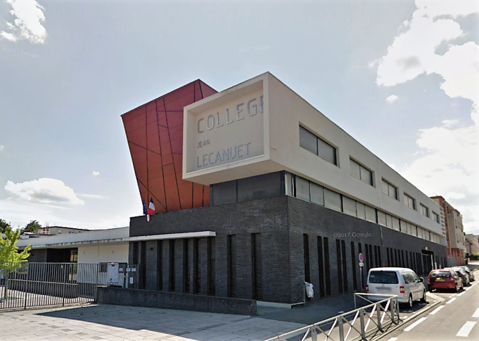 Le collège Jean Lecanuet (Illustration © Google Maps)