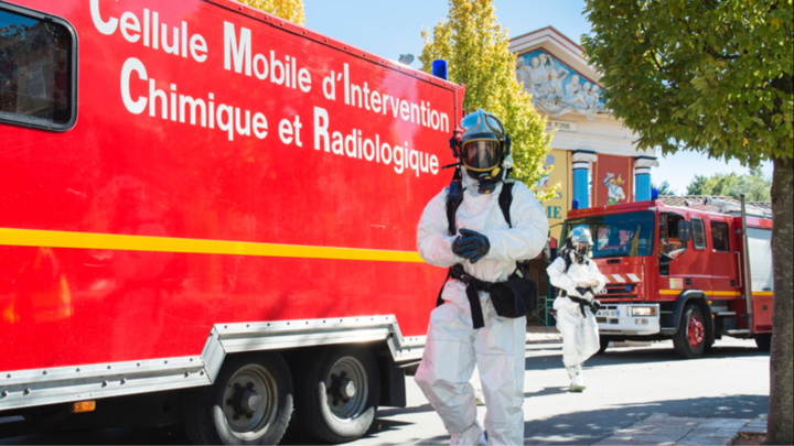 Une équipe spécialisée dans le risque chimique est intervenue (Illustration © D.R.) Une équipe spécialisée dans le risque chimique est intervenue (Illustration © D.R.)