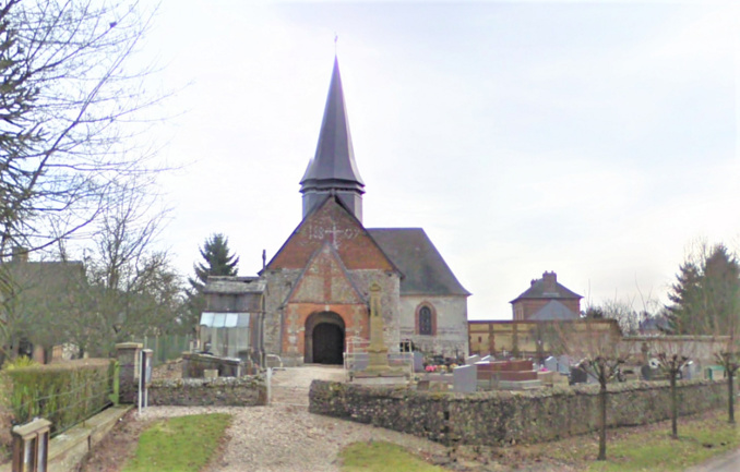 L'église de Saint-Lucien, près de Forges-les-Eaux