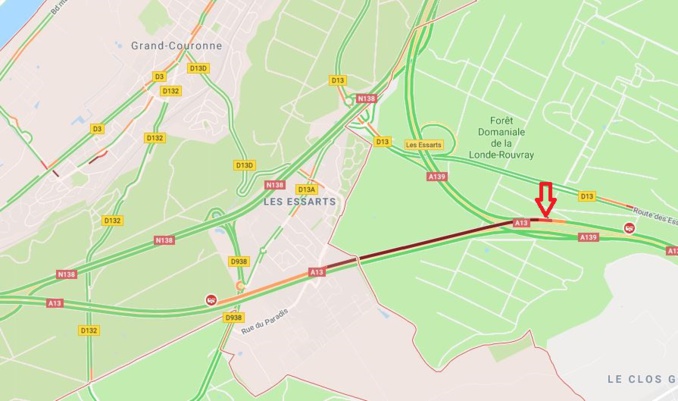 Autoroute A 13 : six blessés dans un carambolage provoqué par un premier accident, en Seine-Maritime Autoroute A 13 : six blessés dans un carambolage provoqué par un premier accident, en Seine-Maritime