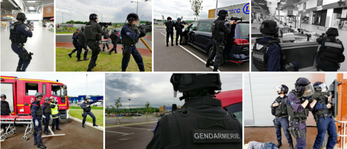 Le film en images de l'intervention des forces de gendarmerie et des secours - Crédit photo © Gendarmerie de l'Eure/Facebook