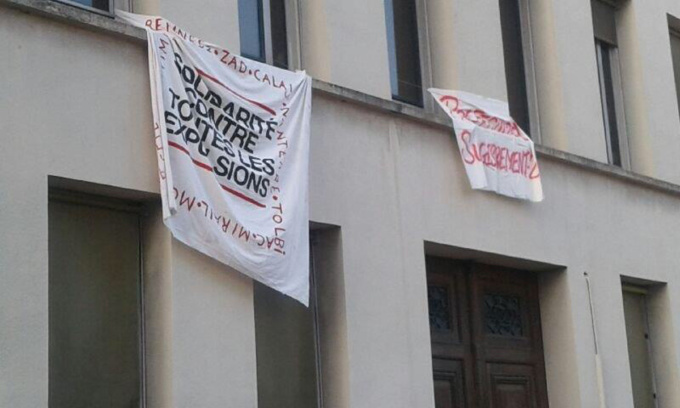 Des militants de Surgissement évacués de l'immeuble qu'ils occupaient à Rouen : une interpellation Des militants de Surgissement évacués de l'immeuble qu'ils occupaient à Rouen : une interpellation