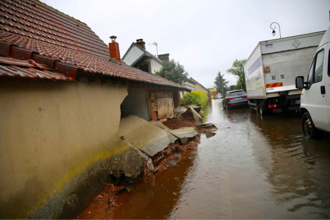 Les dégâts sont importants dans les communes les plus touchées par les intempéries - Photo @ Département 27
