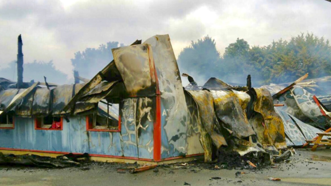 Le feu ravage l'atelier de production de la société Alma Mater à Bernay
