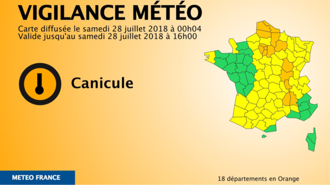 Canicule et orage : la Seine-Maritime, l’Eure et la Manche repassent en vigilance jaune Canicule et orage : la Seine-Maritime, l’Eure et la Manche repassent en vigilance jaune