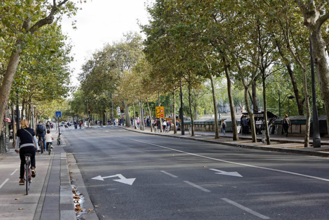 Seuls les vélos, trottinettes, rollers et autres véhicules sans moteur seront autorisés à circuler  - Photo extraite du site Paris.fr,