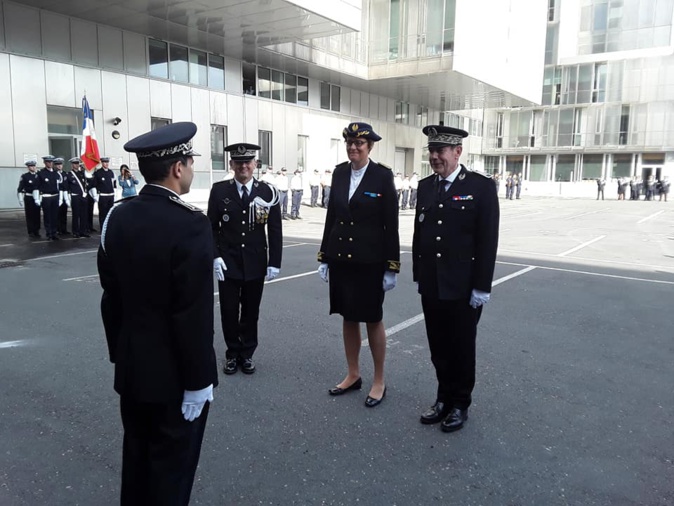 Le nouveau patron de la police du Havre a été installé officiellement ce mercredi matin - Photo © Police nationale de Seine-Maritime/Facebook