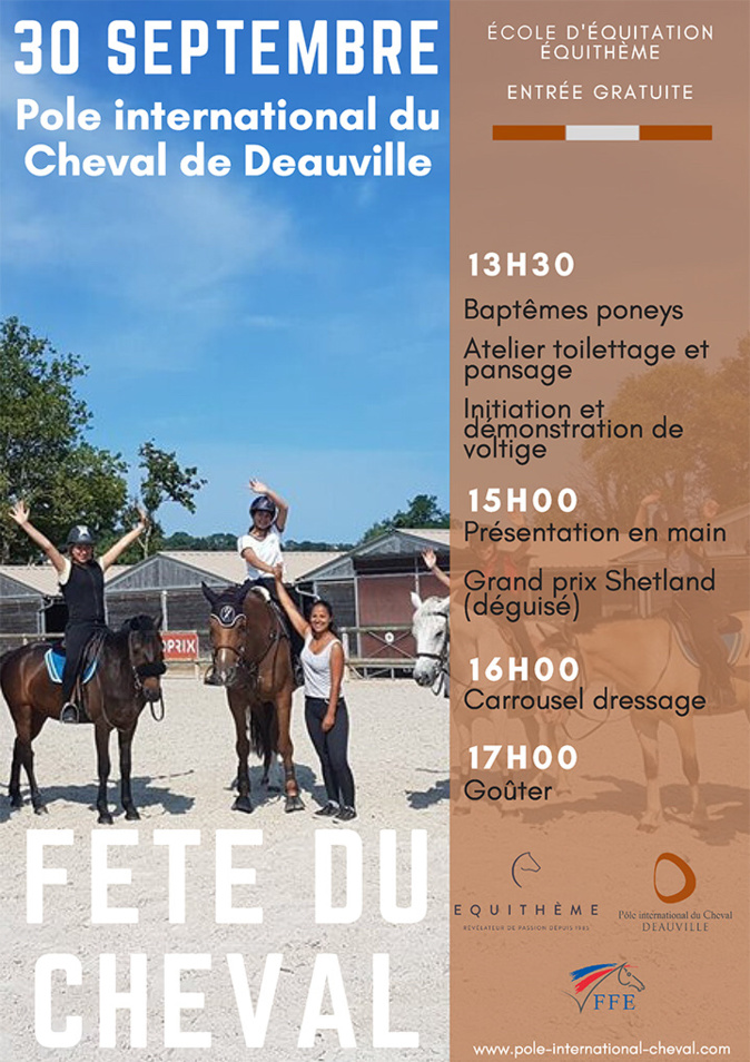 Deauville fête le cheval le 30 septembre : découvrez le programme des animations Deauville fête le cheval le 30 septembre : découvrez le programme des animations
