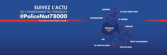 Yvelines : le commissariat de police de Versailles arrive sur Twitter Yvelines : le commissariat de police de Versailles arrive sur Twitter