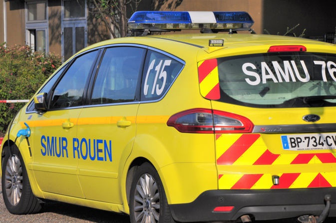 La victime a été prise en charge par le SAMU et admis en réanimation au CHU de Rouen - Illustration © infonormandie