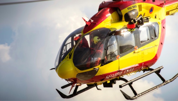 L'un des blessés graves a été héliporté au CHU de Rouen - Illustration L'un des blessés graves a été héliporté au CHU de Rouen - Illustration