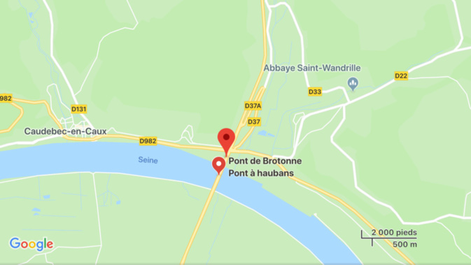 Un jeune homme retrouvé mort après une chute du pont de Brotonne, en Seine-Maritime 